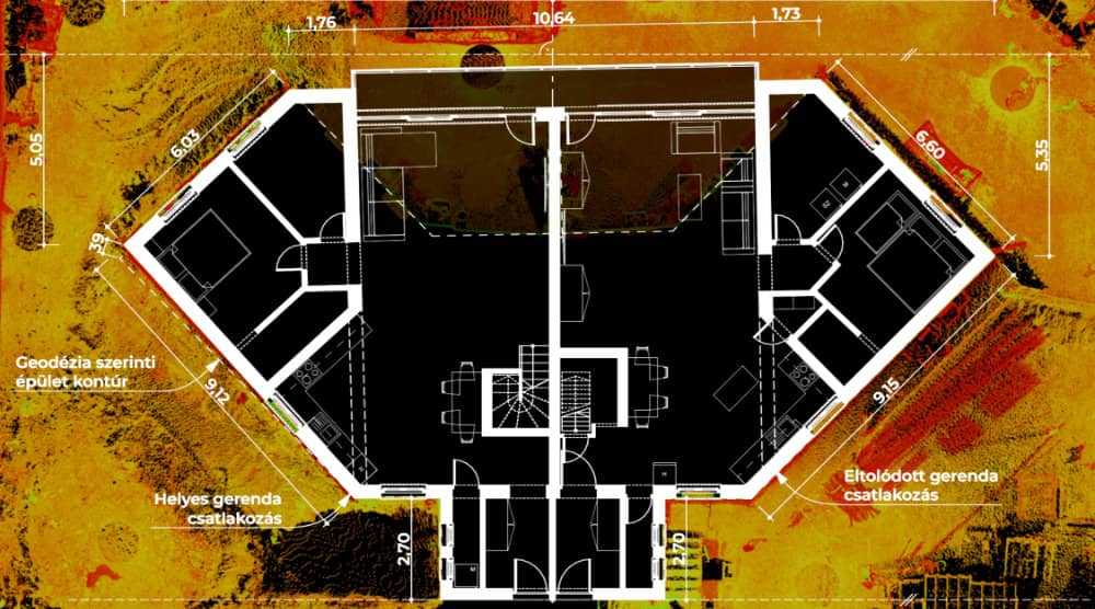 Családi ház lézerszkennelése